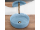 REA Sami Light Blue Shiny keramické okrúhle umývadlo na dosku priemer 36 cm U6619