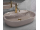 REA Aura 61 Beige Shiny keramické oválne umývadlo na dosku 61x41 cm U4589 REA-U6381