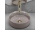 REA Sami Beige keramické okrúhle umývadlo na dosku priemer 36 cm lesklé U6382