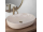REA Cleo 61 Beige keramické oválne umývadlo na dosku 60,5x41 cm matné U9655 REA-U9655