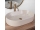 REA Nadia 60 Beige keramické oválne umývadlo na dosku 61x38,5 cm matné U9661