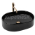 REA Nadia 50 Black Stone keramické oválne umývadlo na dosku 50x38 cm lesklé U9240 REA-U924
