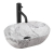 REA Amelia Mini Stone keramické oválne umývadlo na dosku 38x26 cm matné U9109