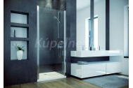 Besco SINCO Sprchové dvere krídlové 90x195cm, Univerz. rám Chróm Al, sk.číre 6mm