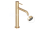 Ravak Espirit vyššia stojánková umývadlová batéria bez výpuste 250 mm brúsené Zlato