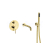 BESCO Podomietkový 3-otvorový vaňový set VEO zlatá lesklá