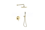 BESCO Podomietkový sprchový set DECCO/ILLUSION I Zlatá lesklá