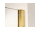 HOPA Lagos Gold New 200 Walk-In sprchový kút šírka 100 cm sklo Flutted+vzpera