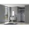 HOPA Belver Chrom New sprchové dvere do niky/kútu 140x195cm posuvné dvere,sklo Číre