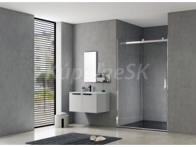 HOPA Belver Chrom New sprchové dvere do niky/kútu 140x195cm posuvné dvere,sklo Číre