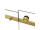 HOPA Belver Gold New sprchové dvere do niky/kútu 100x195cm posuvné dvere,sklo Číre