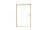 HOPA Belver Gold New sprchové dvere do niky/kútu 140x195cm posuvné dvere,sklo Číre