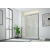 FORTE ESSENCE N2FS 4-dielne sprchové posuv dvere do niky/kútu 160x200 cm Stampato C/Biela