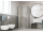 FORTE Essence N2B sprchové 2-krídl. dvere do niky/kútu 75x200 cm sklo Stampato C rám Biely