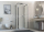 FORTE Essence N2B sprchové 2-krídl. dvere do niky/kútu 75x200 cm sklo Stampato C rám Biely