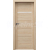 PORTA Doors SET Bezfalc rám dvere VERTE HOME G.1 so sklom,3Dfólia Buk škandinávsky,zárubeň