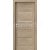 PORTA Doors SET Bezfalcové rám dvere VERTE HOME G.2 so sklom,3Dfólia Dub klasickýazárubeň