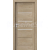 PORTA Doors SET Bezfalcové rám dvere VERTE HOME G.3 so sklom,3Dfólia Dub klasickýazárubeň