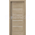 PORTA Doors SET Bezfalcové rám dvere VERTE HOME G.4 so sklom,3Dfólia Dub klasickýazárubeň