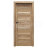 PORTA Doors SET Bezfalcové rám. dvere VERTE HOME G.3 so sklom,3Dfólia Dub Mauvella,zárubeň