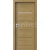 PORTA Doors SET Bezfalcové rám dvere VERTE HOME G.1 so sklom,3D fólia Dub prírodný,zárubeň