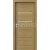 PORTA Doors SET Bezfalcové rám dvere VERTE HOME G.2 so sklom,3D fólia Dub prírodný,zárubeň