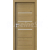 PORTA Doors SET Bezfalcové rám dvere VERTE HOME G.3 so sklom,3D fólia Dub prírodný,zárubeň