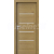 PORTA Doors SET Bezfalcové rám dvere VERTE HOME G.4 so sklom,3D fólia Dub prírodný+zárubeň