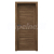 PORTA Doors SET Bezfalcové rám. dvere VERTE HOME G.0 plné,3D fólia Dub Tmavý Matný,zárubeň