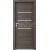 PORTA Doors SET Bezfalcové rámové dvere VERTE HOME G.3 so sklom,3D fólia Dub tmavý,zárubeň