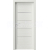 PORTA Doors SET Bezfalcové rám. dvere VERTE HOME G.1 so sklom,3D fólia Wenge whiteazárubeň