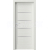 PORTA Doors SET Bezfalcové rám. dvere VERTE HOME G.4 so sklom,3D fólia Wenge whiteazárubeň