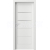 PORTA Doors SET Bezfalcové rámové dvere VERTE HOME G.2 so sklom, fólia Biela a zárubeň