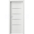 PORTA Doors SET Bezfalcové rámové dvere VERTE HOME G.4 so sklom, fólia Biela a zárubeň