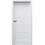 PORTA Doors SET Bezfalcové rámové dvere VERTE HOME G.3 so sklom, Soft CPL Sivá a zárubeň