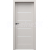 PORTA Doors SET Bezfalcové rámové dvere VERTE HOME G.4 so sklom, Soft CPL Kašmír a zárubeň