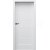 PORTA Doors SET Bezfalcové rámové dvere VERTE HOME G.4 so sklom, Soft CPL Sivá a zárubeň