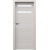 PORTA Doors SET Rámové dvere VERTE HOME D.2 so sklom, Soft CPL Kašmír + zárubeň