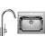 Blanco set nerezový drez 525323 DANA 6 60,5x50 cm a batéria 517742 MIDA chróm 525323+51774