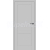 ERKADO SET Bezfalcové rámové dvere Nemézia 16 plné, CPL, Popolavá St + zárubeň