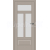 ERKADO SET Bezfalcové rámové dvere Nemézia 9 presklené, CPL, KamennoSivá St a zárubeň
