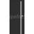 ERKADO SET Doskové dvere BALDUR 9 presklené, CPL Laminát Čierna ST + zárubeň