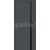 ERKADO SET Bezfalcové doskové dvere BALDUR 9 presklené, CPL Laminát Antracit ST + zárubeň