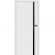 ERKADO SET Bezfalcové doskové dvere BALDUR 9 presklené, Premium Biela Kôra + zárubeň