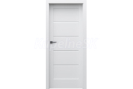PORTA Doors SET Rámové dvere VERTE HOME G.1 so sklom, Soft CPL Sivá + zárubeň