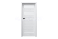 PORTA Doors SET Bezfalc rám dvere VERTE HOME C.2 so sklom,3D fól Borovica andersenazárubeň