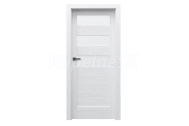 PORTA Doors SET Bezfalc rám dvere VERTE HOME C.3 so sklom,3D fól Borovica andersenazárubeň