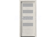 PORTA Doors SET Bezfalc rám dvere VERTE HOME C.4 so sklom,3D fólia Nórska borovica zárubeň