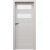 PORTA Doors SET Bezfalcové rámové dvere VERTE HOME C.2 so sklom, Soft CPL Kašmír + zárubeň