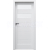 PORTA Doors SET Bezfalcové rámové dvere VERTE HOME C.2 so sklom, Soft CPL Sivá + zárubeň